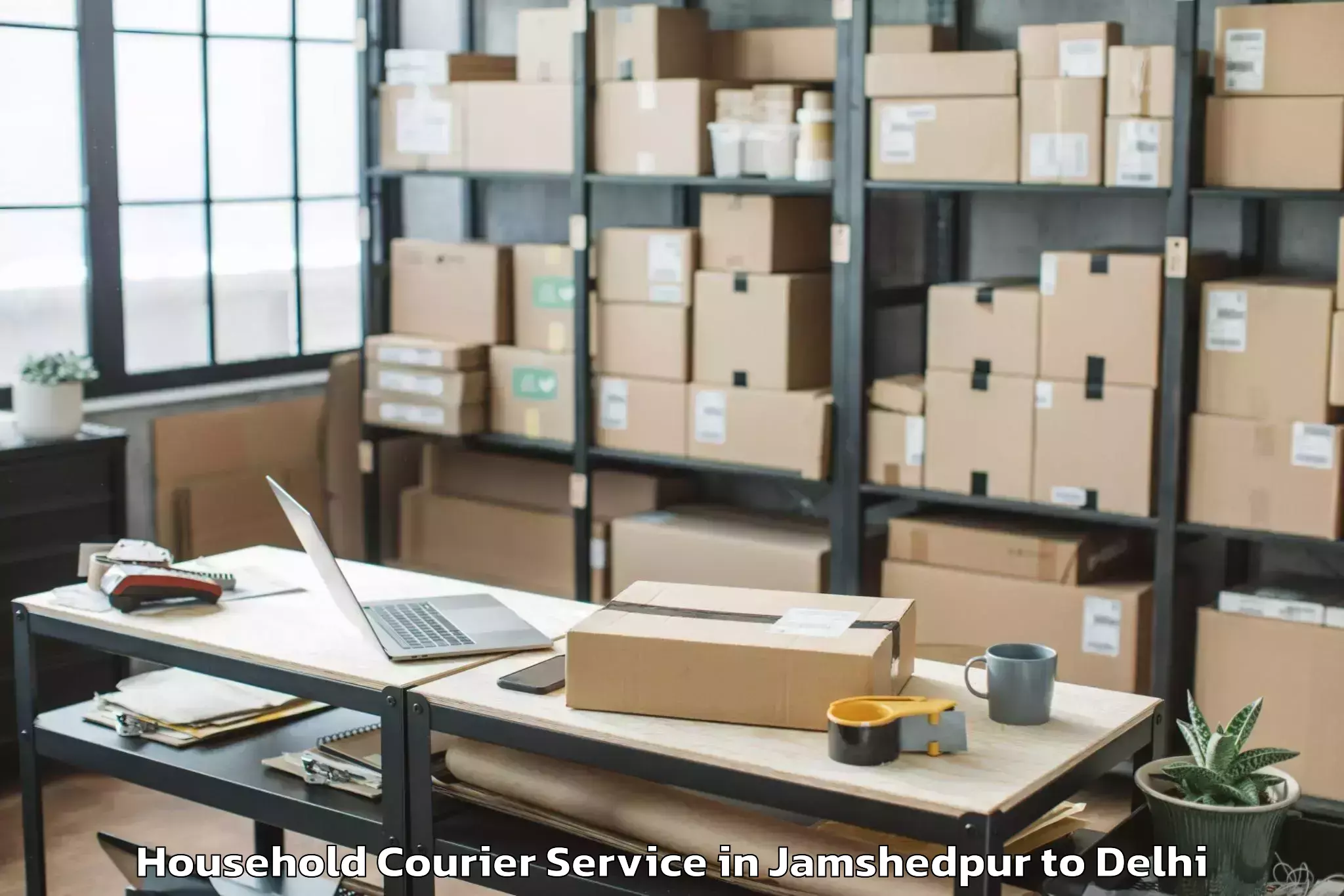 Jamshedpur to Parsvnath Mall Akshardham Household Courier Booking